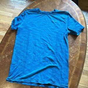 Under Armour Boys Heatgear Blue T Shirt